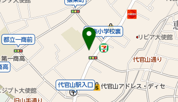マンサード代官山の地図画像