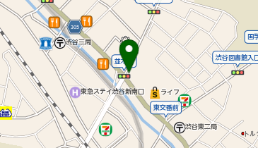 はんこ屋さん21 渋谷並木橋店の地図画像