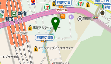 はんこ屋さん21 新宿南口店の地図画像