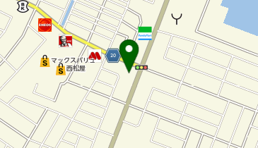 はんこ屋さん21 沖縄泡瀬店の地図画像