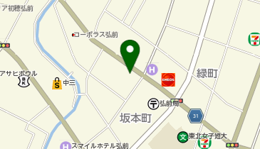 合掌堂 弘前店の地図画像
