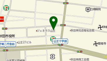 合掌堂 秋田店の地図画像