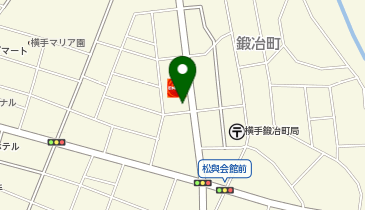 合掌堂 横手店の地図画像