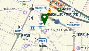 鮨 錬磨の地図画像