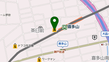 三十三銀行 喜多山支店の地図画像