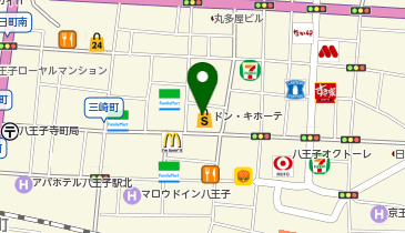 SOHO(ソーホー) 八王子店の地図画像