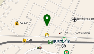 SOHO(ソーホー) 習志野大久保店の地図画像