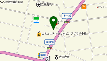 正花園アルプラザ小松店の地図画像