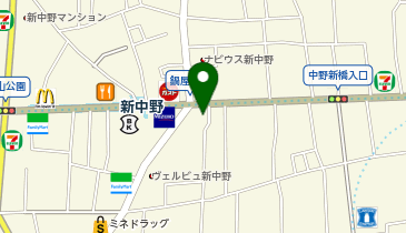 すき家 新中野駅前店の地図画像