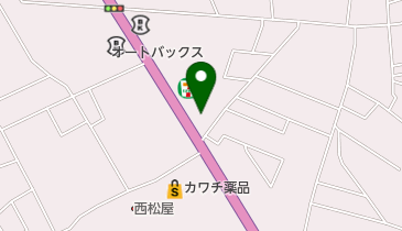 コインランドリーホワイトピア 岩井店の地図画像