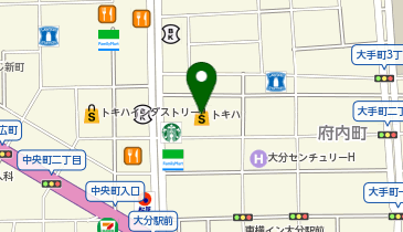 バスショップ トキハ本店の地図画像