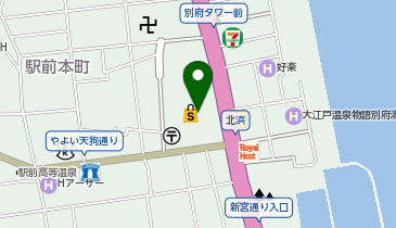 ヘルスサポートショップ トキメキ トキハ別府店の地図画像