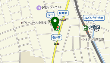 ペンギンベーカリー 小牧口店の地図画像