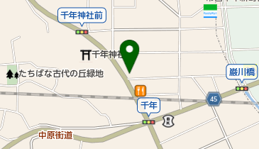 コインランドリー ホワイトピア 千年店の地図画像