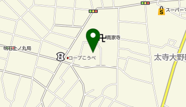 明石太寺体験ファームの地図画像