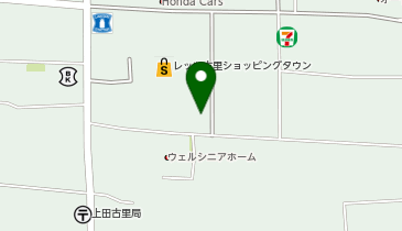 コインランドリーホワイトピア上田古里店の地図画像