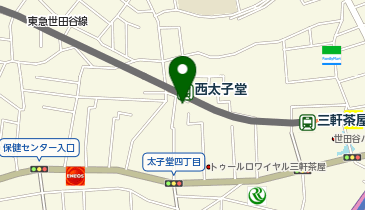 シェア畑 三軒茶屋の地図画像