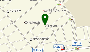 苫小牧市文化会館の地図画像