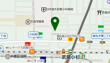 FEELCYCLE(フィールサイクル) 武蔵小杉店の地図画像