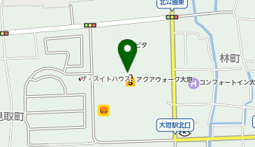 ビアードパパの作り立て工房 アクアウォーク大垣店の地図画像