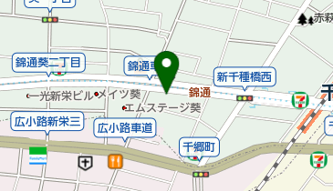 コインランドリーホワイトピア 錦通車道店の地図画像