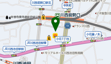 ビアードパパの作り立て工房 アステ川西店の地図画像