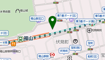 ビアードパパの作り立て工房 さんすて福山店の地図画像