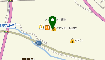 ビアードパパの作り立て工房 イオンモール熊本店の地図画像