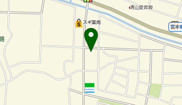 コインランドリーホワイトピア 半田青山店の地図画像