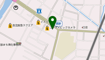 自然派たこ焼き こはくの地図画像