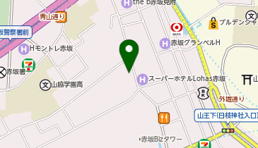 赤坂邸の地図画像