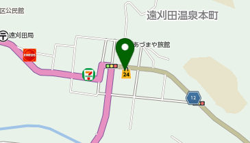 蔵王湯けむりプリンの地図画像