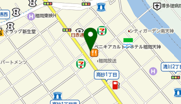 友誼商店 福岡店の地図画像