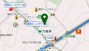 餃子ラボ東京 六本木 本店の地図画像
