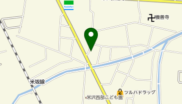 餃子の雪松 米沢店の地図画像