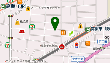 大阪大衆食堂 かまへん 高槻店の地図画像