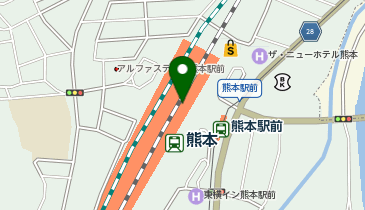 スパゲッティーのパンチョ 熊本駅ナカ店の地図画像