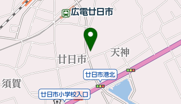 コインランドリー ホワイトピア 廿日市店の地図画像