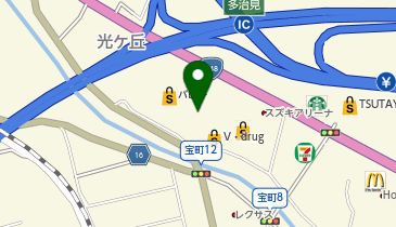 オオマツフード光ヶ丘店の地図画像