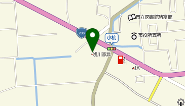 フランスベッド ギャラリー大川の地図画像