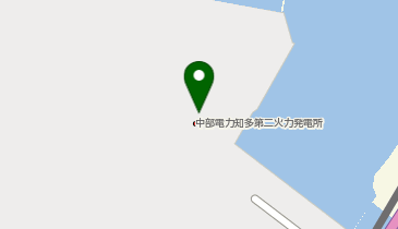 知多第二火力発電所の地図画像