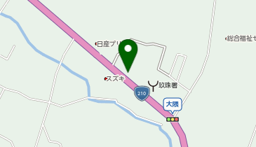 コインランドリー ホワイトピア 玖珠店の地図画像