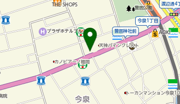 楽天モバイル 福岡天神西通り店の地図画像