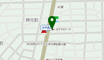 トヨタモビリティ中京 太平通店の地図画像