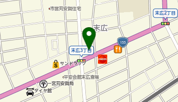 トヨタモビリティ中京 一宮末広店の地図画像