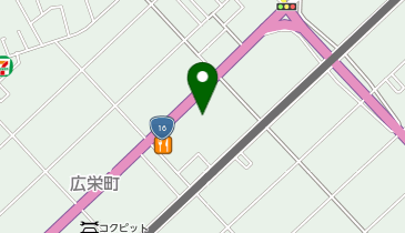 バーガーキング 16号川越の地図画像