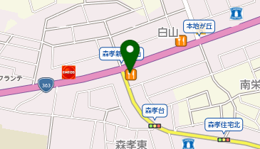 ザめしや 守山四軒家店の地図画像