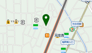 bb.q OLIVE CHICKEN cafe(ビービーキュー オリーブ チキン カフェ) 元住吉店の地図画像
