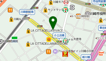 薬膳火鍋 尽膳口福 川崎店の地図画像