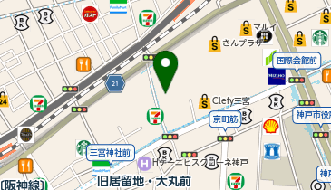 DANIEL WELLINGTON(ダニエル ウェリントン) 神戸三宮店の地図画像